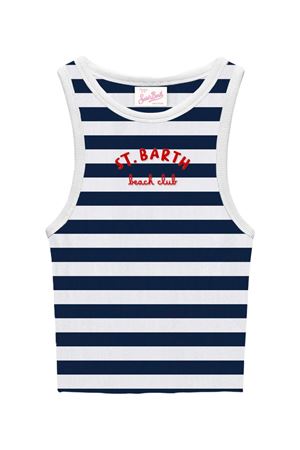 Canotta Donna Ada Rib Con Toppa St Barth MC2 SAINT BARTH | Canotta | AAD00102263L